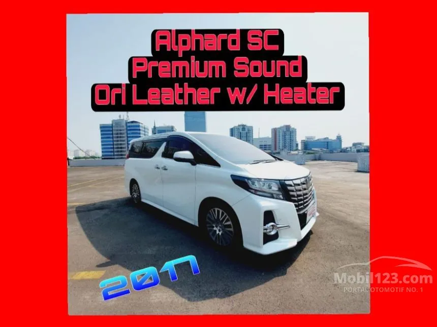 Jual Mobil Toyota Alphard 2017 G S C Package 2.5 di DKI Jakarta Automatic Van Wagon Putih Rp 700.000.000