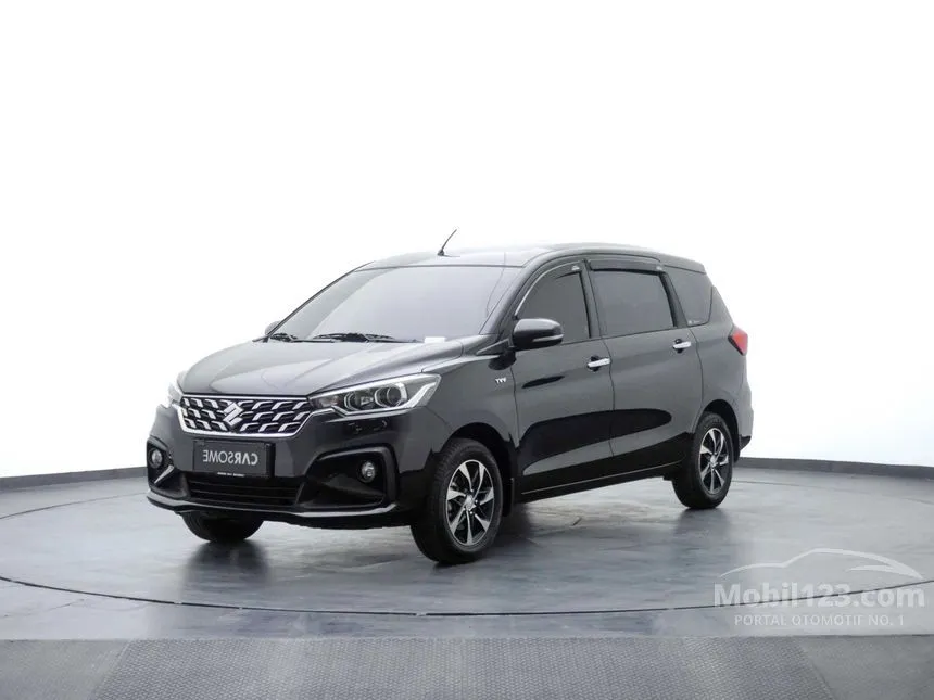 Jual Mobil Suzuki Ertiga 2022 Hybrid GX 1.5 di Banten Automatic MPV Hitam Rp 210.000.000