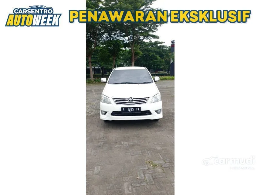 Jual Mobil Toyota Kijang Innova 2012 G Lux 2.0 di Jawa Tengah Manual MPV Putih Rp 148.000.000