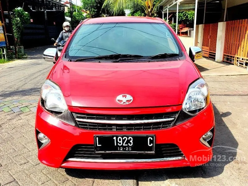 Jual Mobil Toyota Agya 2015 TRD Sportivo 1.0 di Jawa Timur Automatic Hatchback Merah Rp 108.000.000
