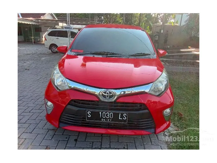Jual Mobil Toyota Calya 2016 G 1.2 di Jawa Timur Automatic MPV Merah Rp 120.000.000