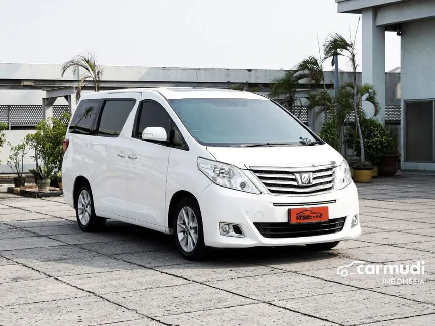 Jual Mobil Toyota Alphard 2012 G 2.4 di DKI Jakarta Automatic MPV Putih Rp 270.000.000