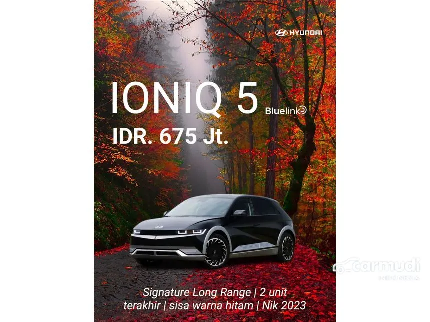 Jual Mobil Hyundai IONIQ 5 2023 Long Range Signature di DKI Jakarta Automatic Wagon Hitam Rp 675.000.000