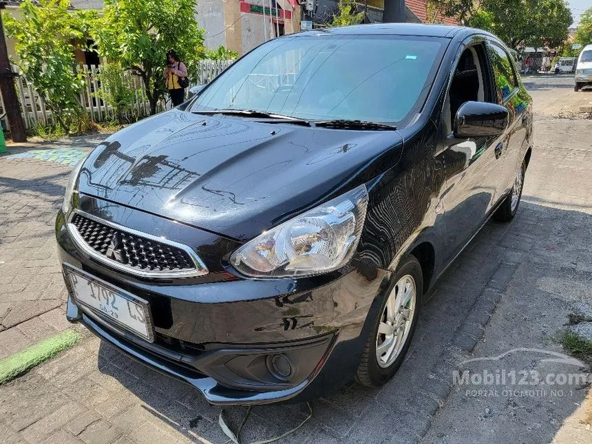 Jual Mobil Mitsubishi Mirage 2016 GLX 1.2 di Jawa Timur Manual Hatchback Hitam Rp 98.000.000
