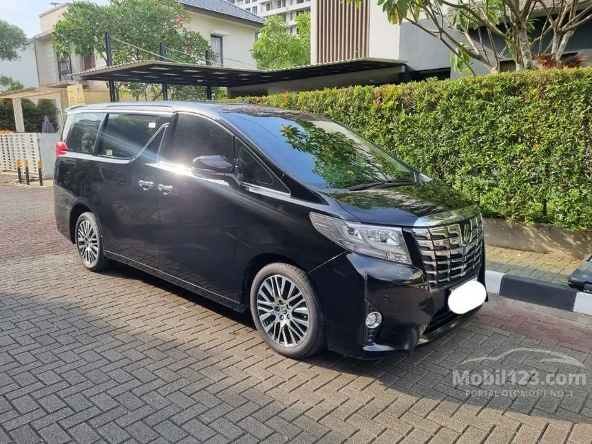 Jual Mobil Toyota Alphard 2017 GS 2.5 di DKI Jakarta Automatic MPV Hitam Rp 645.000.000
