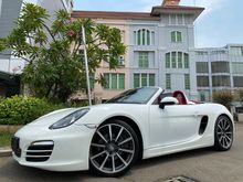 2013 Porsche Boxster 2.7 981 Convertible Reg.2014 White On Red Top Red Km10rb Most Full Option TDP.350JT
