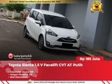 2021 Toyota Sienta 1.5 V MPV Facelift CVT AT Putih 2021/2022 [ GARANSI 5TH ]