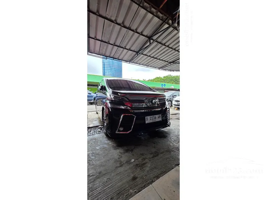 Jual Mobil Toyota Vellfire 2015 ZG 2.5 di DKI Jakarta Automatic MPV Hitam Rp 550.000.000