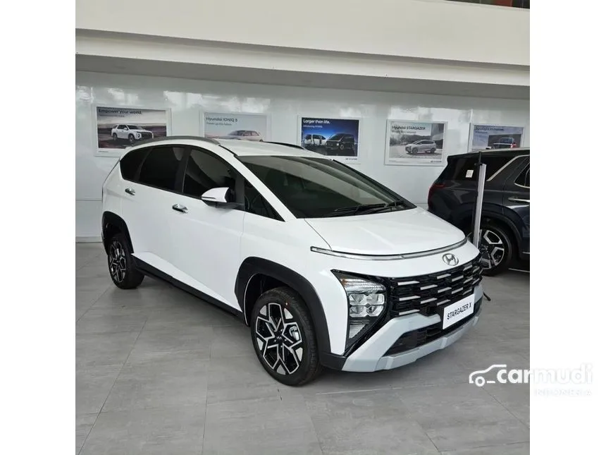 Jual Mobil Hyundai Stargazer X 2024 Prime 1.5 di Banten Automatic Wagon Putih Rp 315.000.000