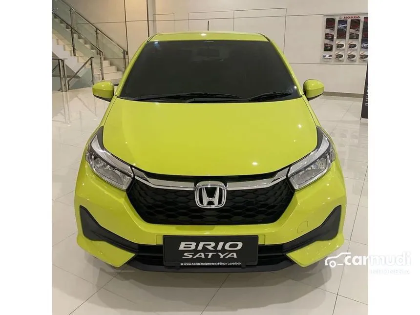 Jual Mobil Honda Brio 2024 E Satya 1.2 di Jawa Barat Automatic Hatchback Kuning Rp 185.300.000