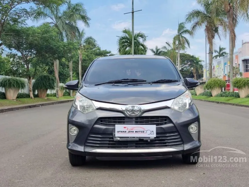 Jual Mobil Toyota Calya 2017 G 1.2 di Banten Automatic MPV Abu