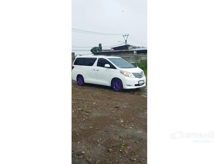 Jual Mobil Toyota Alphard 2010 G 2.4 di Jawa Barat Automatic MPV Putih Rp 260.000.000