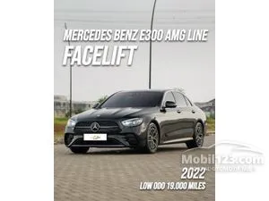 2022 Mercedes-Benz E300 2.0 AMG Line Sedan
