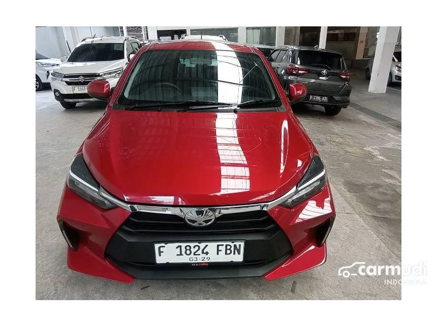 Jual Mobil Toyota Agya 2024 G 1.2 di Jawa Barat Manual Hatchback Merah Rp 142.000.000