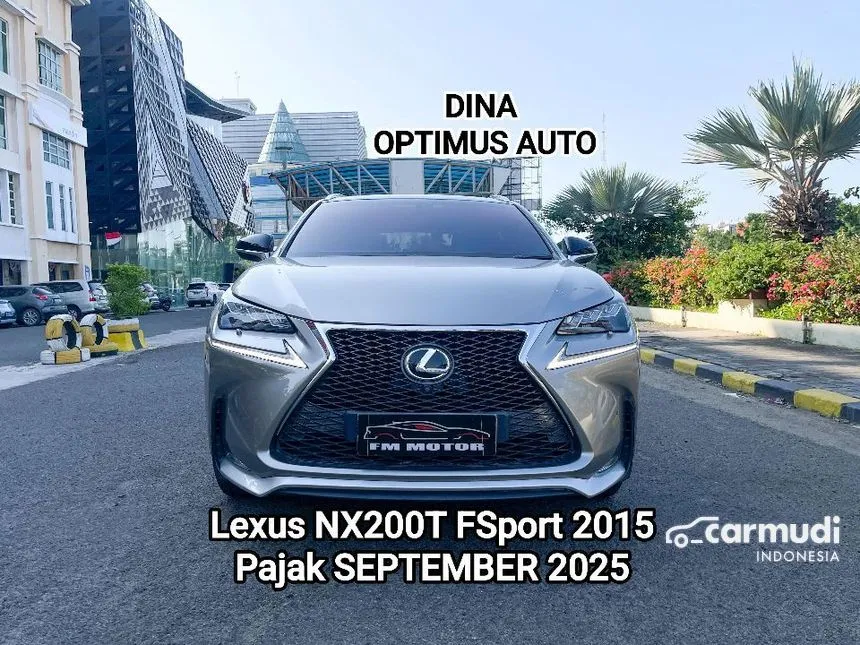 Jual Mobil Lexus NX 200T 2015 F Sport 2.0 di DKI Jakarta Automatic SUV Silver Rp 440.000.000