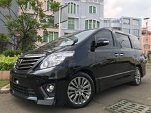 2013 Toyota Alphard 2.4 G G MPV S Gold Edition Capt.Seat Ottoman Km30rb TDP.175JT