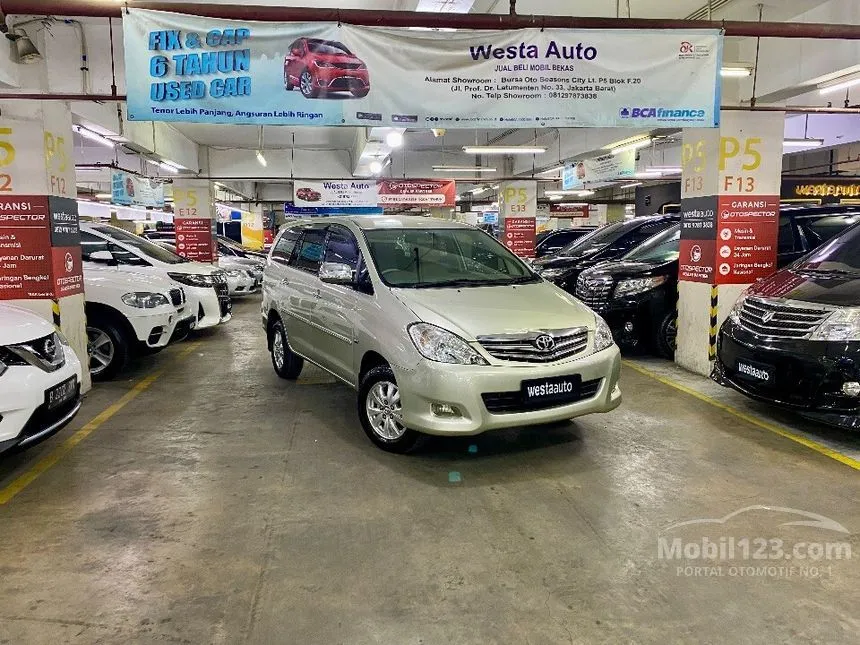 Jual Mobil Toyota Kijang Innova 2010 V Luxury 2.0 di DKI Jakarta Automatic MPV Silver Rp 118.000.000