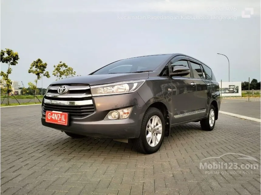 Jual Mobil Toyota Kijang Innova 2017 G 2.0 Di Banten Manual MPV Abu-abu ...