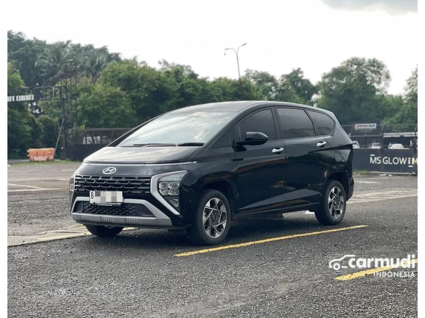 Jual Mobil Hyundai Stargazer 2023 Prime 1.5 di DKI Jakarta Automatic MPV Hitam Rp 219.000.000