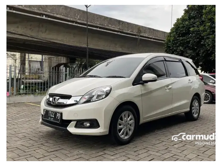 Jual Mobil Honda Mobilio 2016 E 1.5 di Jawa Barat Manual MPV Putih Rp 137.000.000