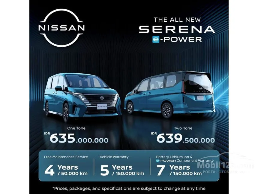 Jual Mobil Nissan Serena 2024 e