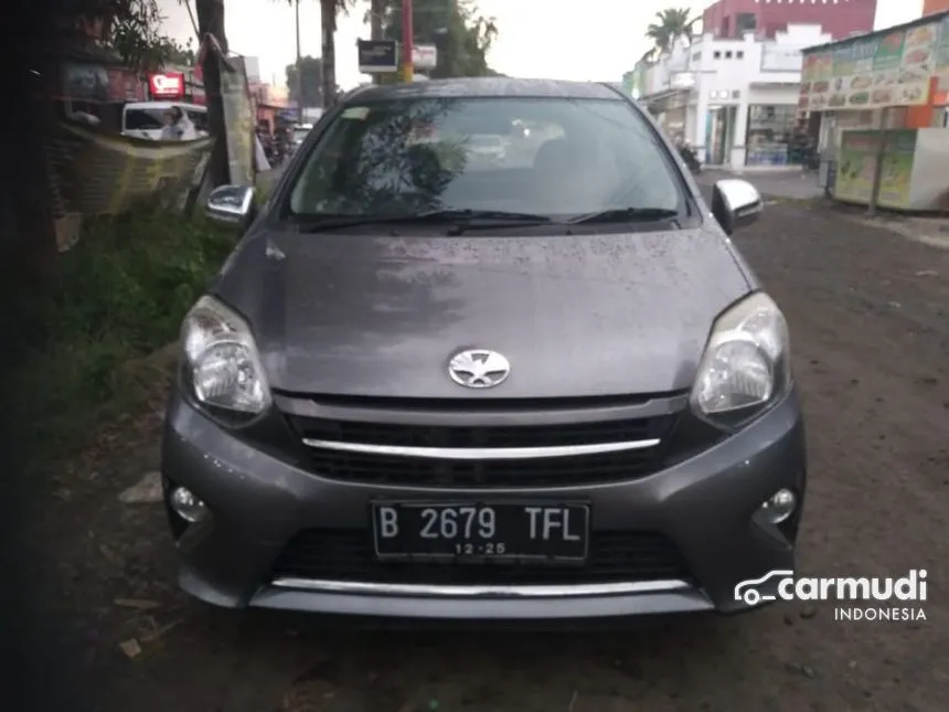 Jual Mobil Toyota Agya 2015 G 1.0 di Jawa Barat Automatic Hatchback Abu