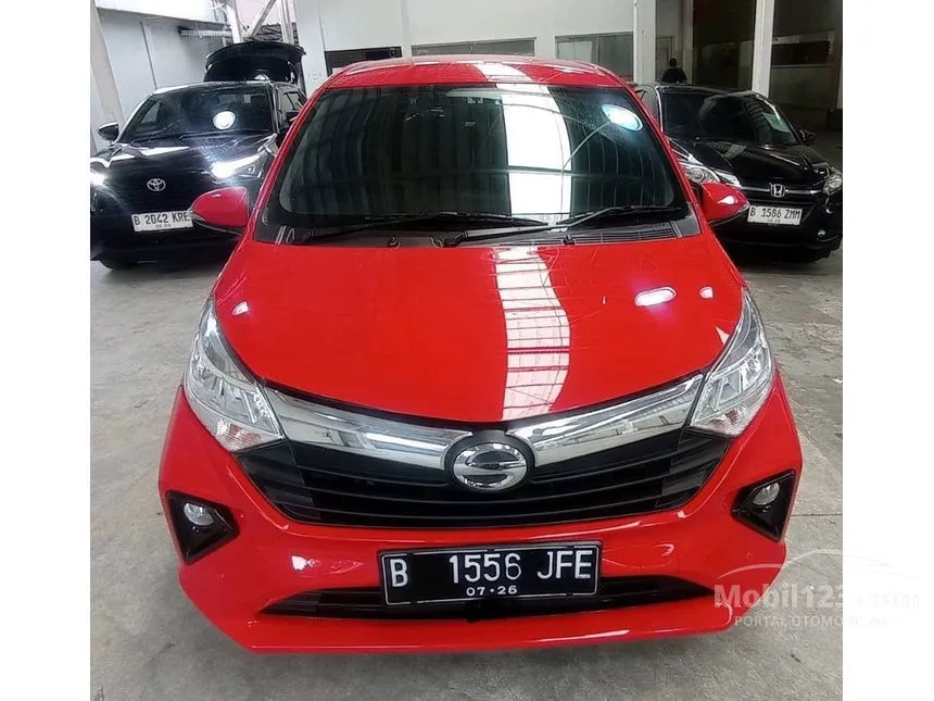 Jual Mobil Daihatsu Sigra 2021 R Deluxe 1.2 di Jawa Barat Manual MPV Merah Rp 125.000.000