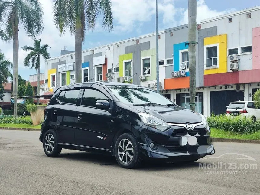 Jual Mobil Toyota Agya 2019 TRD 1.2 di Banten Automatic Hatchback Hitam Rp 120.000.000