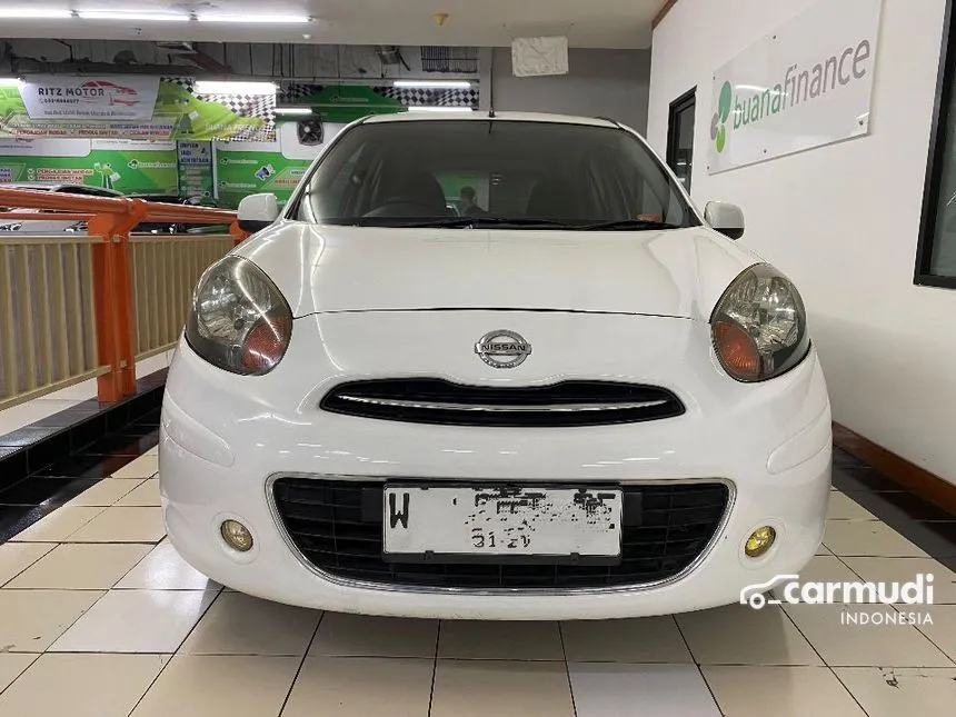 Jual Mobil Nissan March 2012 1.2L 1.2 di Jawa Timur Automatic Hatchback Putih Rp 84.999.999
