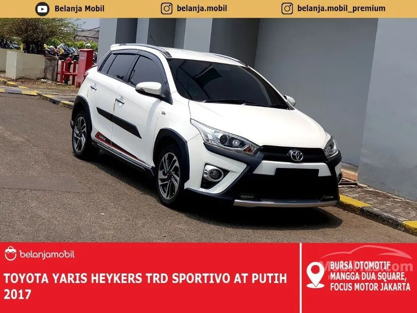 Jual Mobil Toyota Yaris 2017 TRD Sportivo Heykers 1.5 di DKI Jakarta Automatic Hatchback Putih Rp 159.000.000