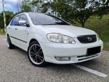 2001 Toyota Corolla Altis 1.8 G Sedan