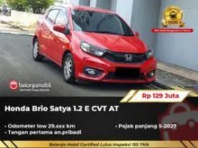 2019 Honda Brio 1.2 Satya E Hatchback CVT AT Merah NIK 2019 [ LOW KM 29RB ]