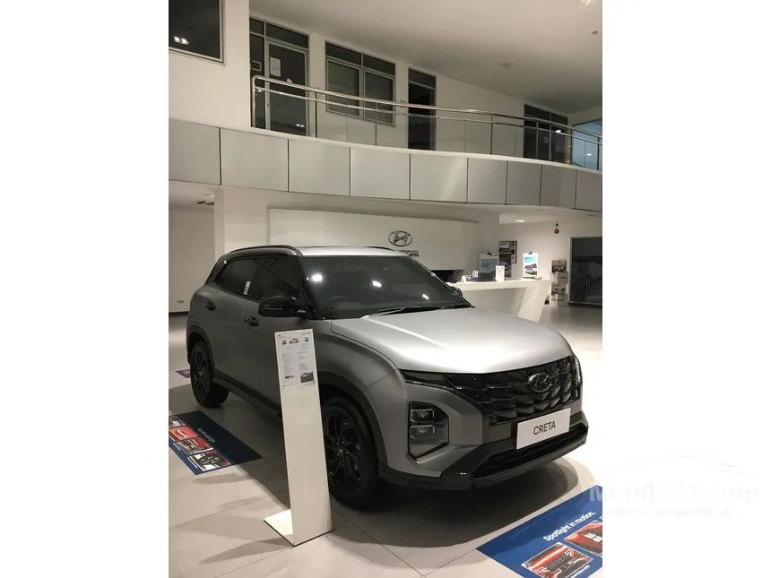 Jual Mobil Hyundai Creta 2024 Alpha 1.5 di Banten Automatic Wagon Silver Rp 411.800.000