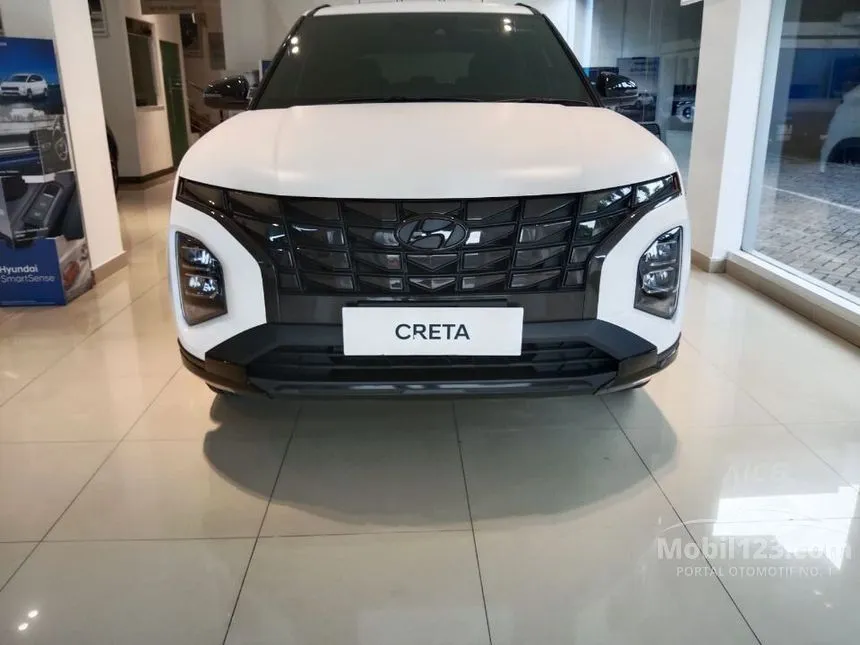 Jual Mobil Hyundai Creta 2024 Alpha 1.5 di Banten Automatic Wagon Putih Rp 390.000.000