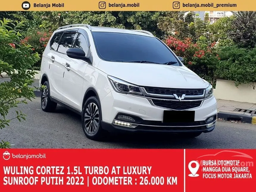 Jual Mobil Wuling Cortez 2022 L Lux+ Turbo 1.5 di DKI Jakarta Automatic Wagon Putih Rp 193.000.000