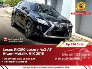 2016 Lexus RX 200t 2.0 Luxury SUV