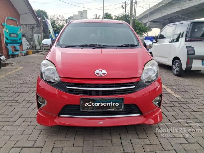 Jual Mobil Toyota Agya 2016 TRD Sportivo 1.0 di Jawa Barat Automatic Hatchback Merah Rp 104.000.000
