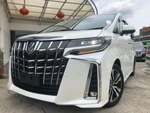UNREG 2015 CONVER NFL 2018 T. Alphard 3.5L V6 *(OTR)* GF FULL SPEC. *WELCAB* JBL AUDIO. MODELLISTA KIT. SURROUND 4CAMERA. SUNROOF. VELLFIRE EL. ZAG.