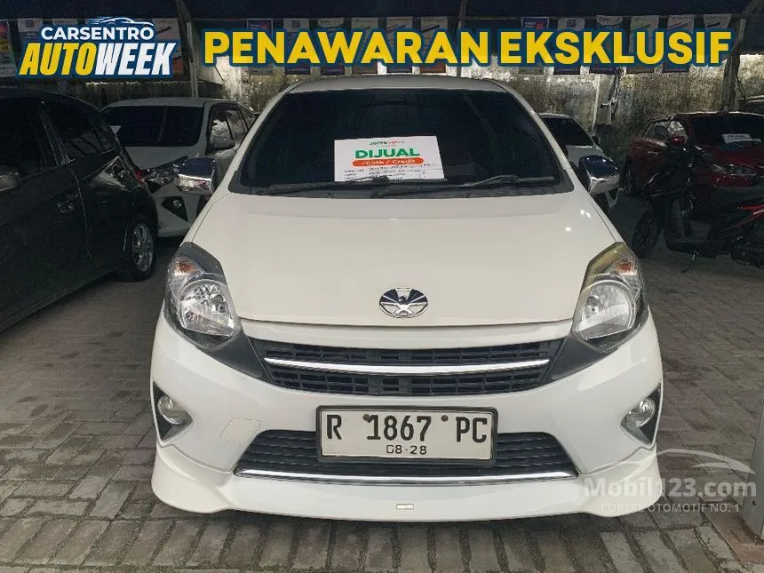 Jual Mobil Toyota Agya 2014 TRD S 1.0 di Yogyakarta Automatic Hatchback Putih Rp 90.000.000