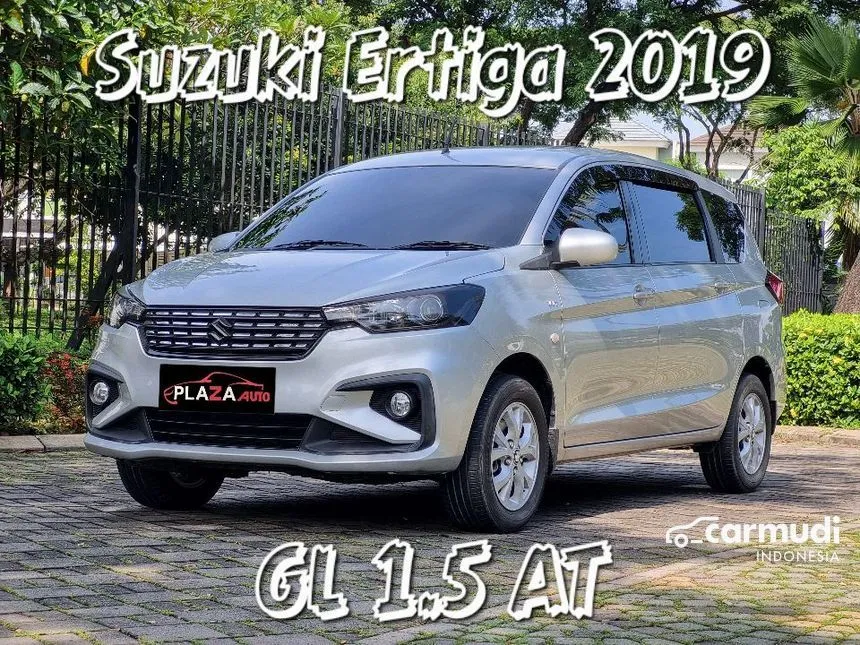 Jual Mobil Suzuki Ertiga 2019 GL 1.5 di Banten Automatic MPV Silver Rp 161.000.000