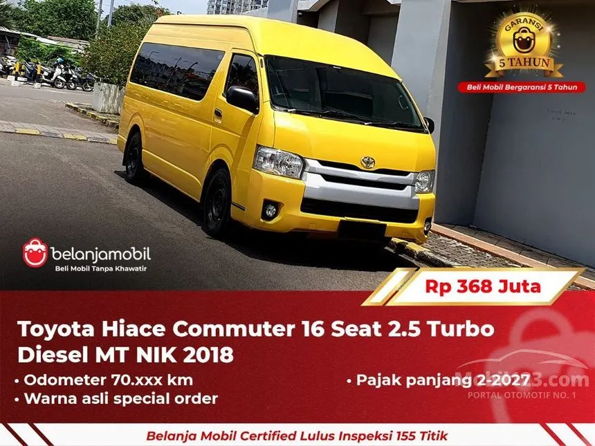 2018 Toyota Hiace Commuter Van