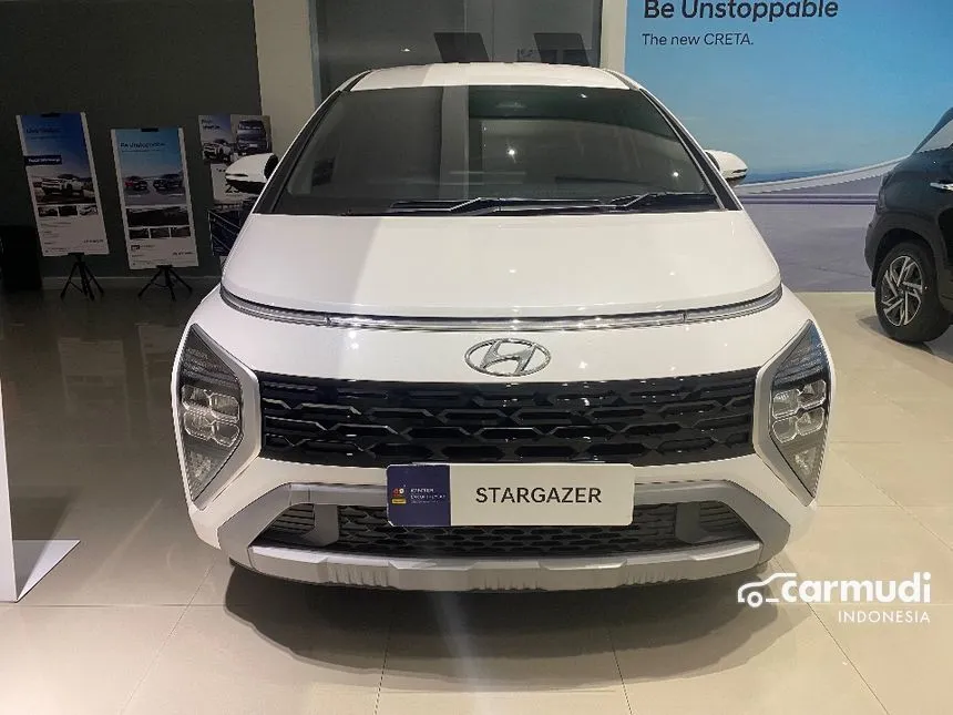 Jual Mobil Hyundai Stargazer 2025 Essential 1.5 di DKI Jakarta Automatic MPV Putih Rp 262.000.000