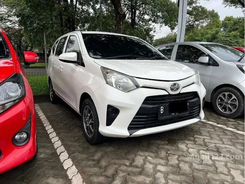 Jual Mobil Toyota Calya 2016 E 1.2 di Banten Manual MPV Putih Rp 89.000.000