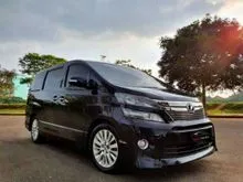 Toyota Vellfire 2.4 Z AT 2013 Hitam TDP 140jt Kondisi Mobil Istimewa Bergaransi dan Dijamin Siap Pakai