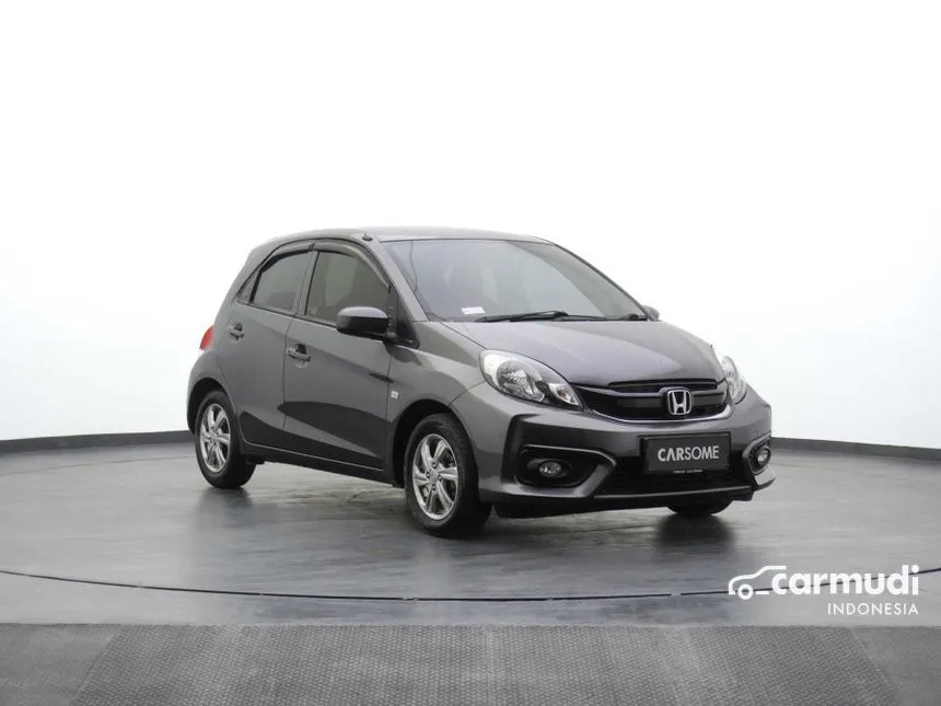 Jual Mobil Honda Brio 2016 E 1.2 di Banten Automatic Hatchback Abu