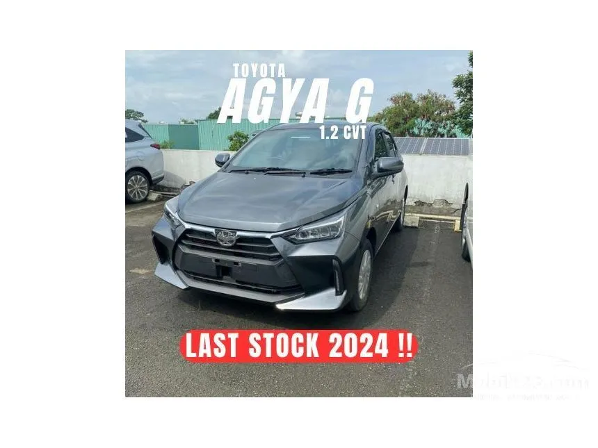 Jual Mobil Toyota Agya 2024 G 1.2 di Jawa Barat Automatic Hatchback Abu