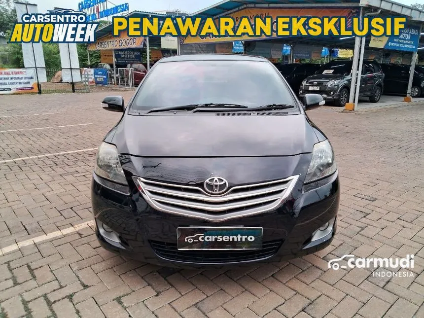 Jual Mobil Toyota Vios 2013 G 1.5 di Jawa Barat Manual Sedan Hitam Rp 110.000.000