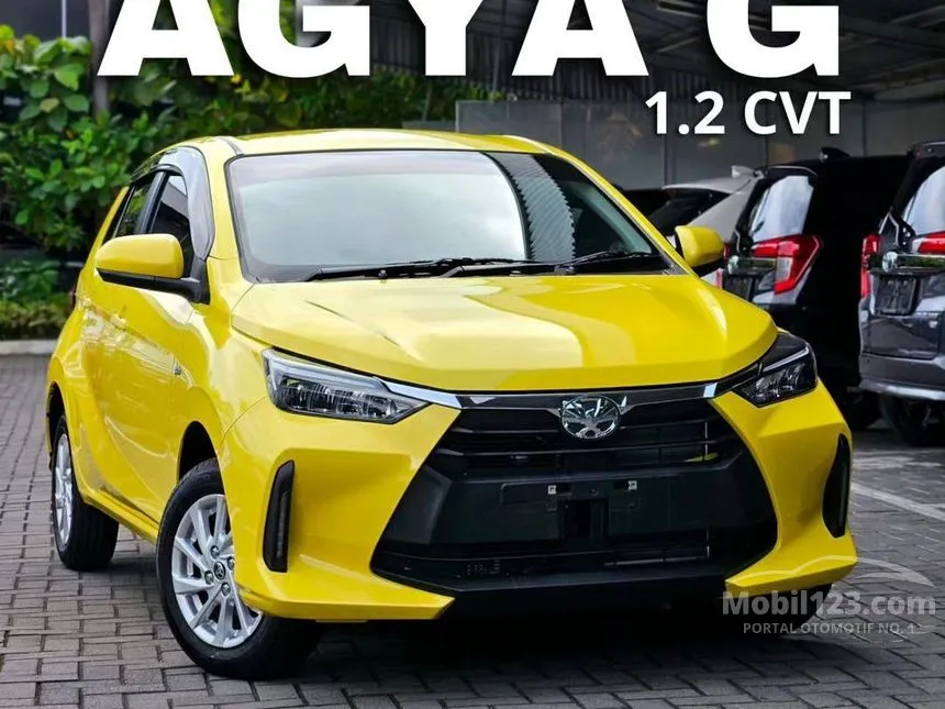 Jual Mobil Toyota Agya 2024 G 1.2 di Jawa Barat Automatic Hatchback Kuning Rp 194.400.000