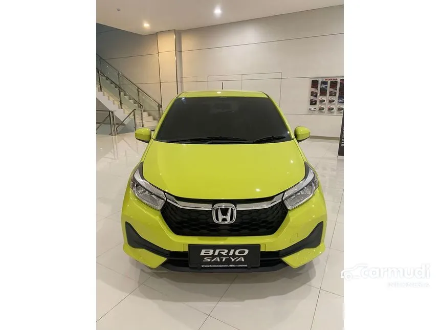 Jual Mobil Honda Brio 2024 E Satya 1.2 di DKI Jakarta Automatic Hatchback Kuning Rp 167.900.300
