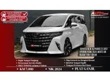 2024 Toyota Alphard 2.5 HEV (Premium Color) MPV KM 7.000 Toyota New Alphard 2.5 HEV Hybrid PEMK 2025 White On Black Tgn 1 Dr Br NIK 2024 Akhir